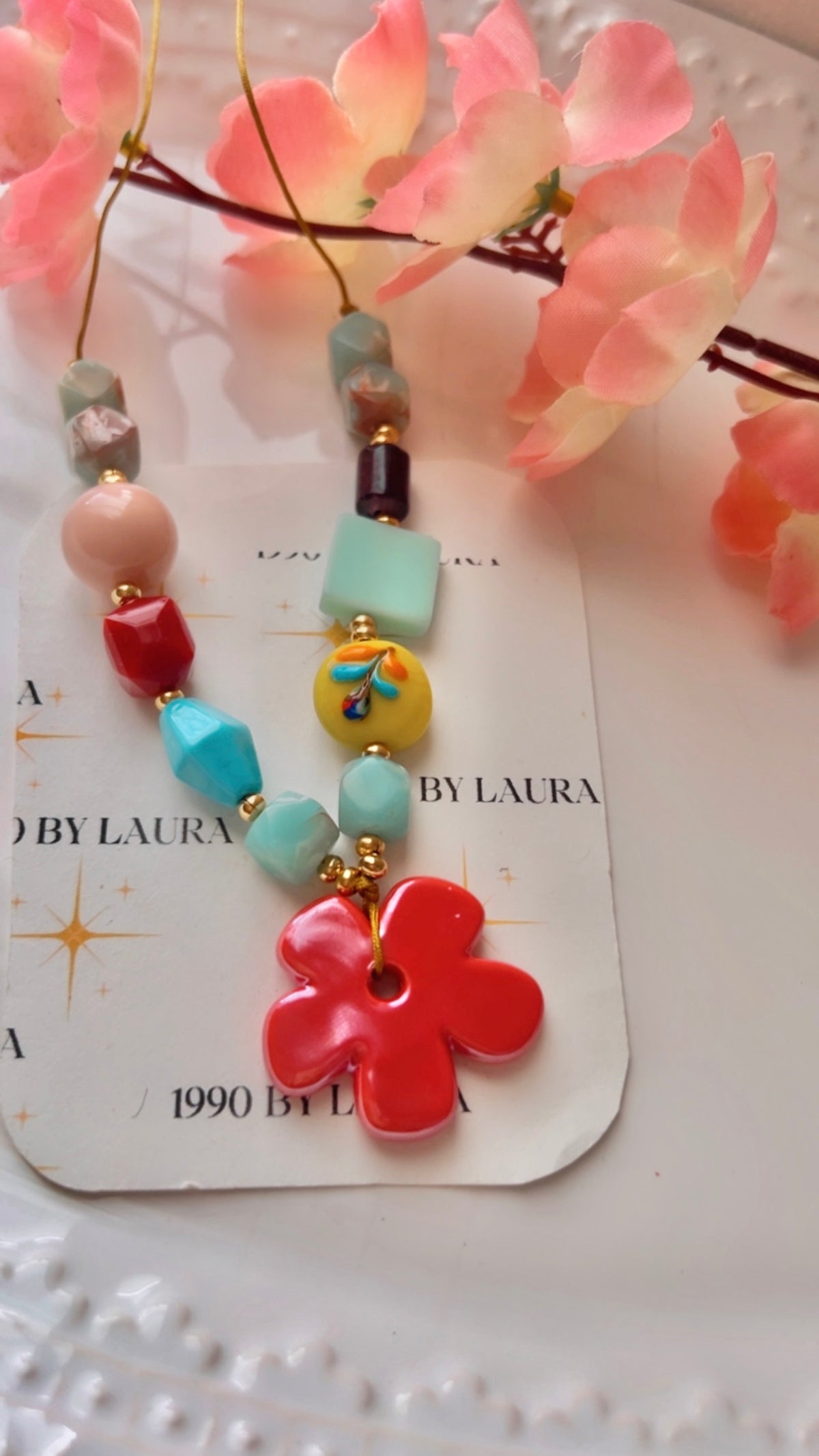 Florece 2 Red necklace