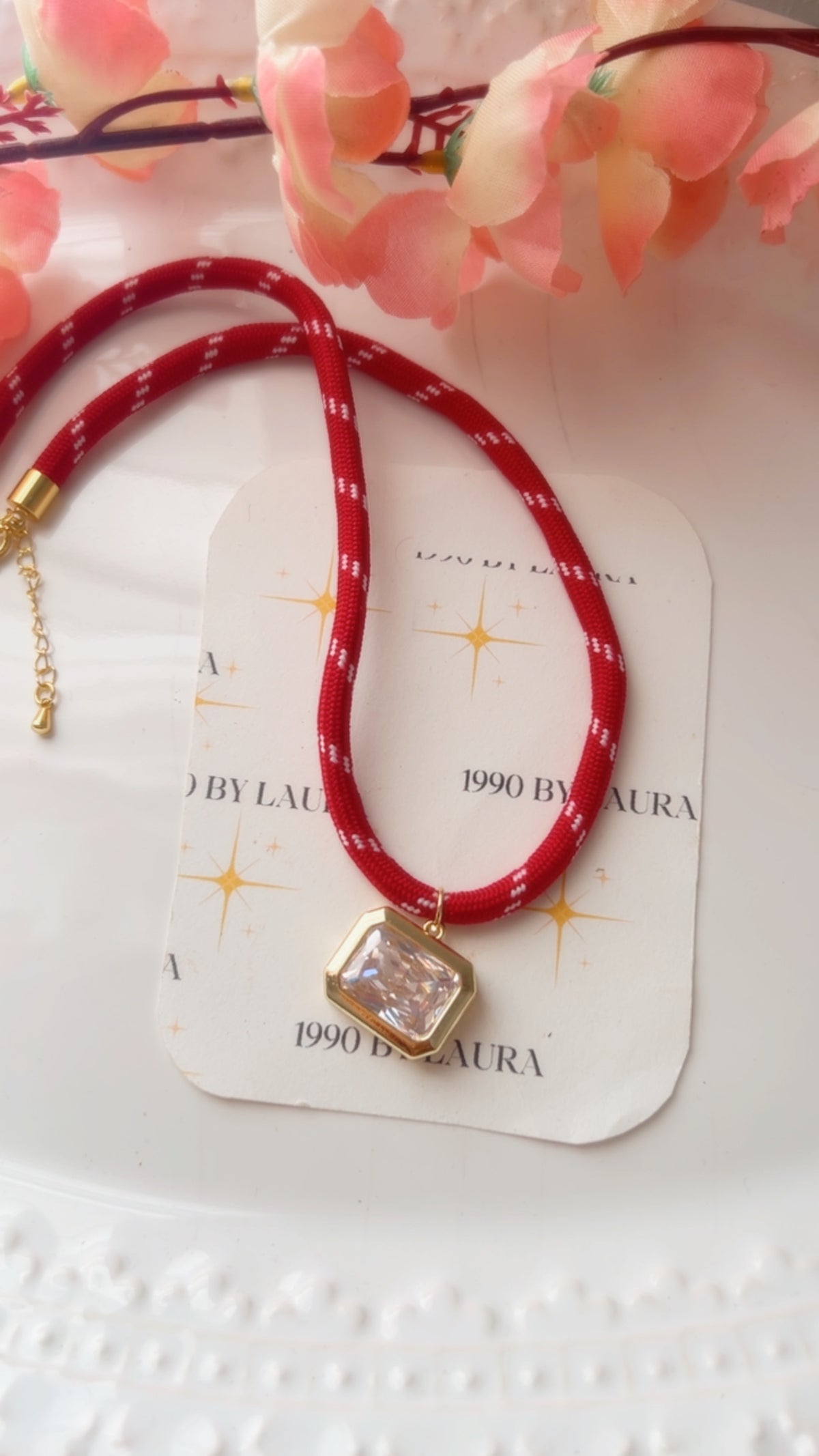 NY. Necklaces Red
