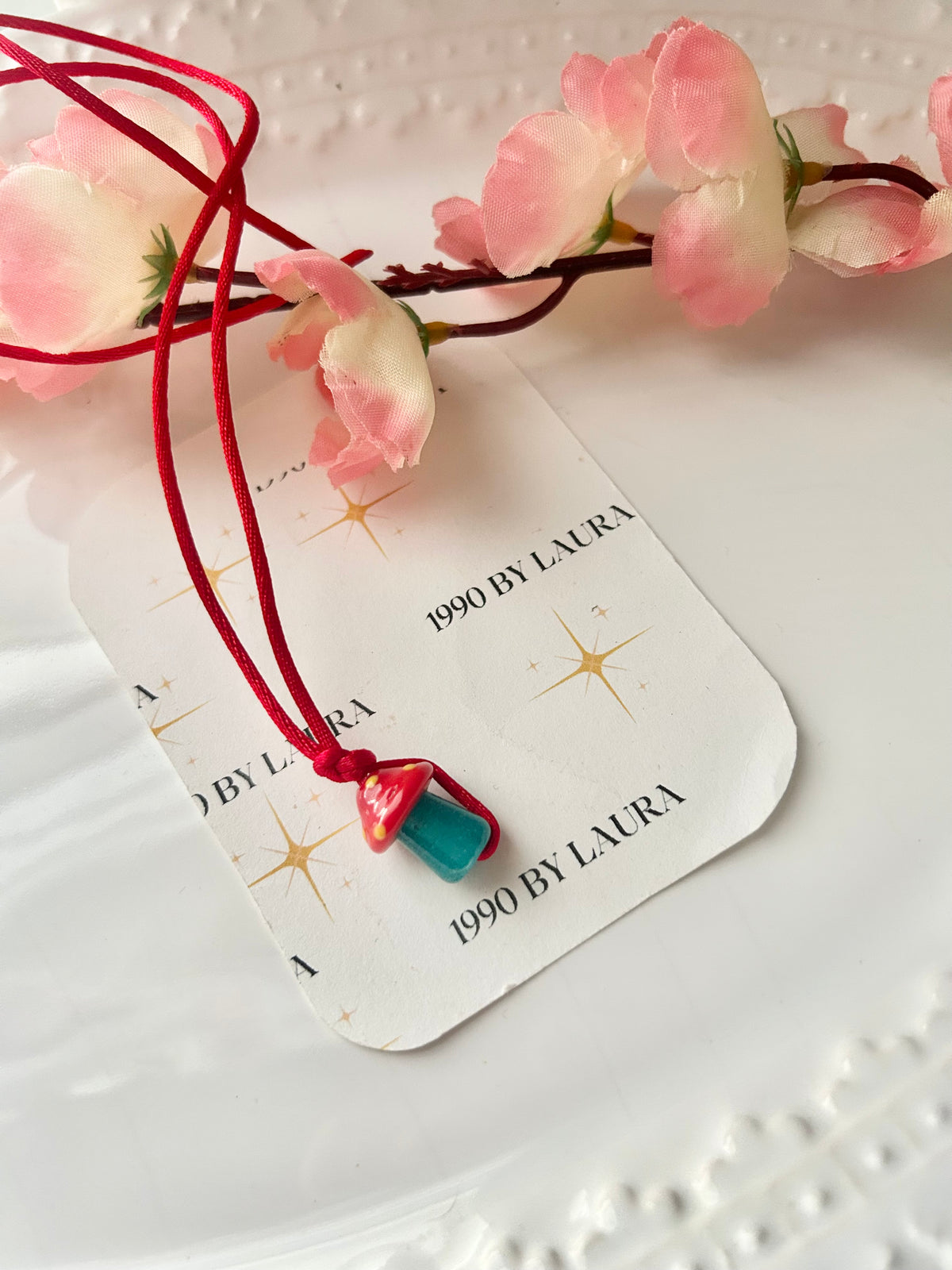 Honguito red bracelet