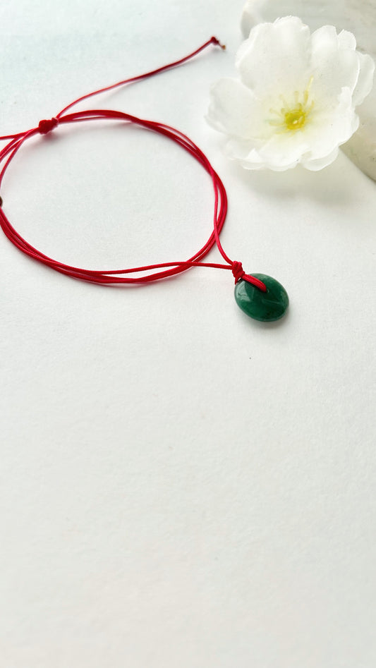 Amuleto jade verde