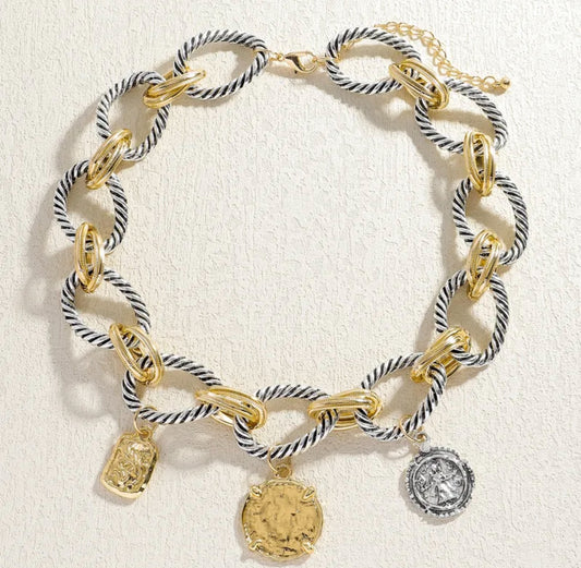 Cartagena Necklace dos tonos