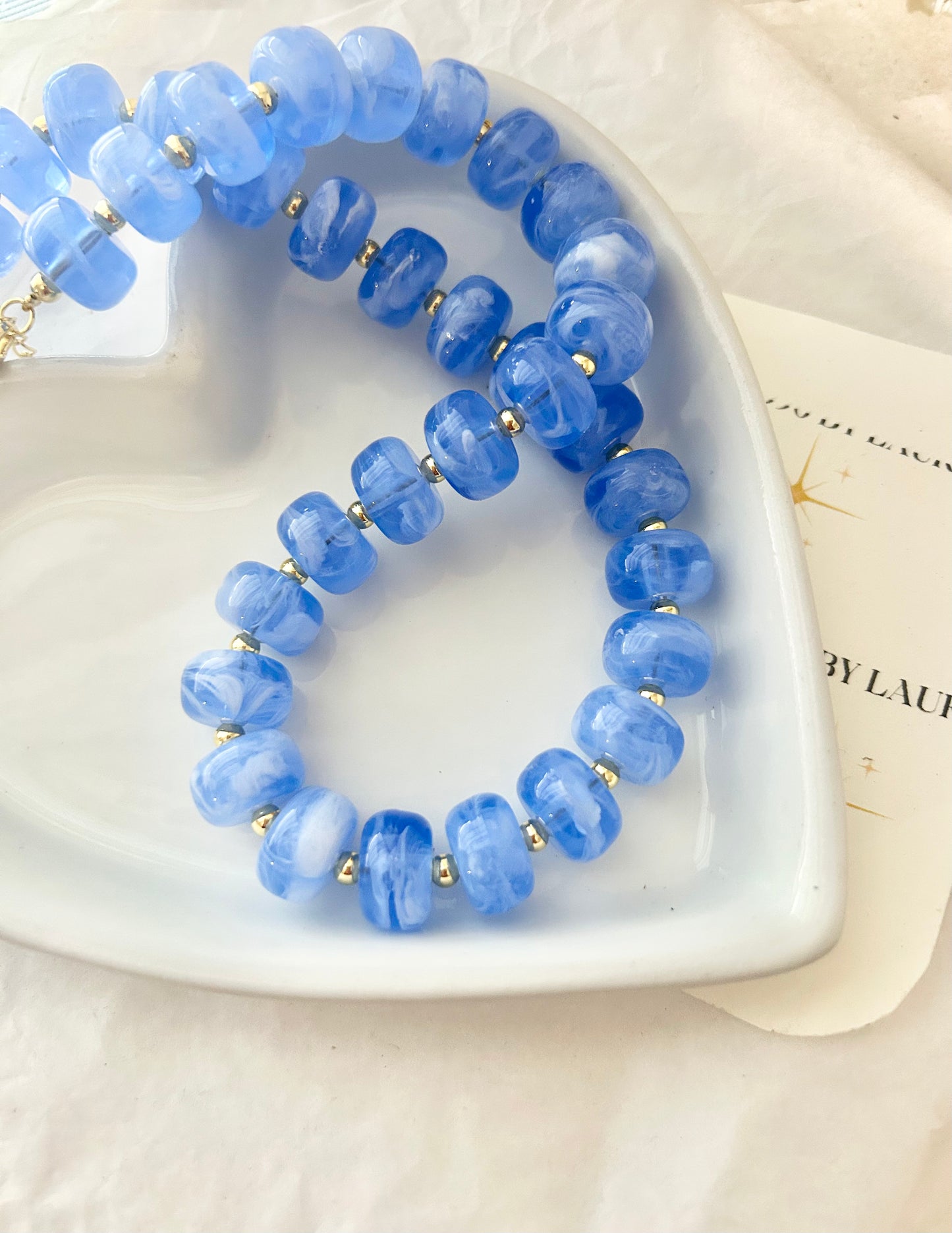 Blue velvet Necklace