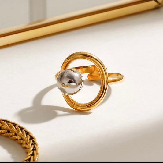 Ana Lucía dos tonos Ring