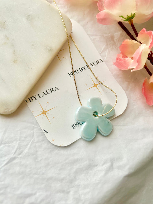 Flower blue Hawái jewerly