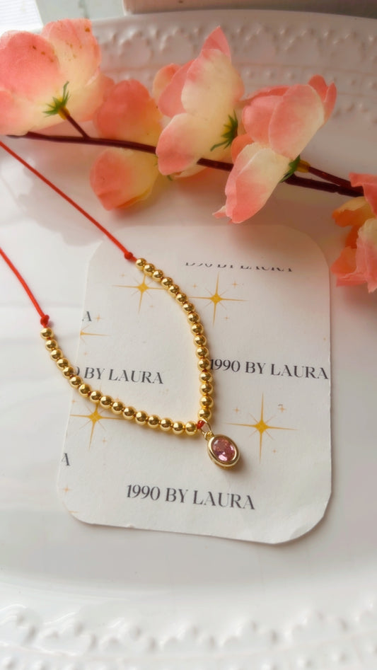 Pink necklace