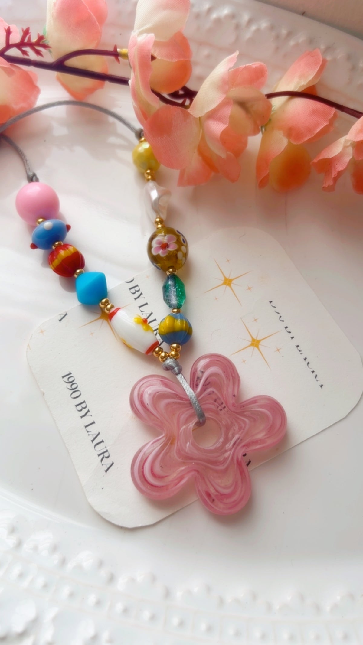 Amanda pink necklace