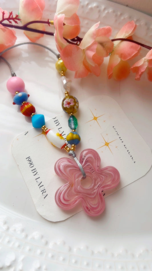Amanda pink necklace