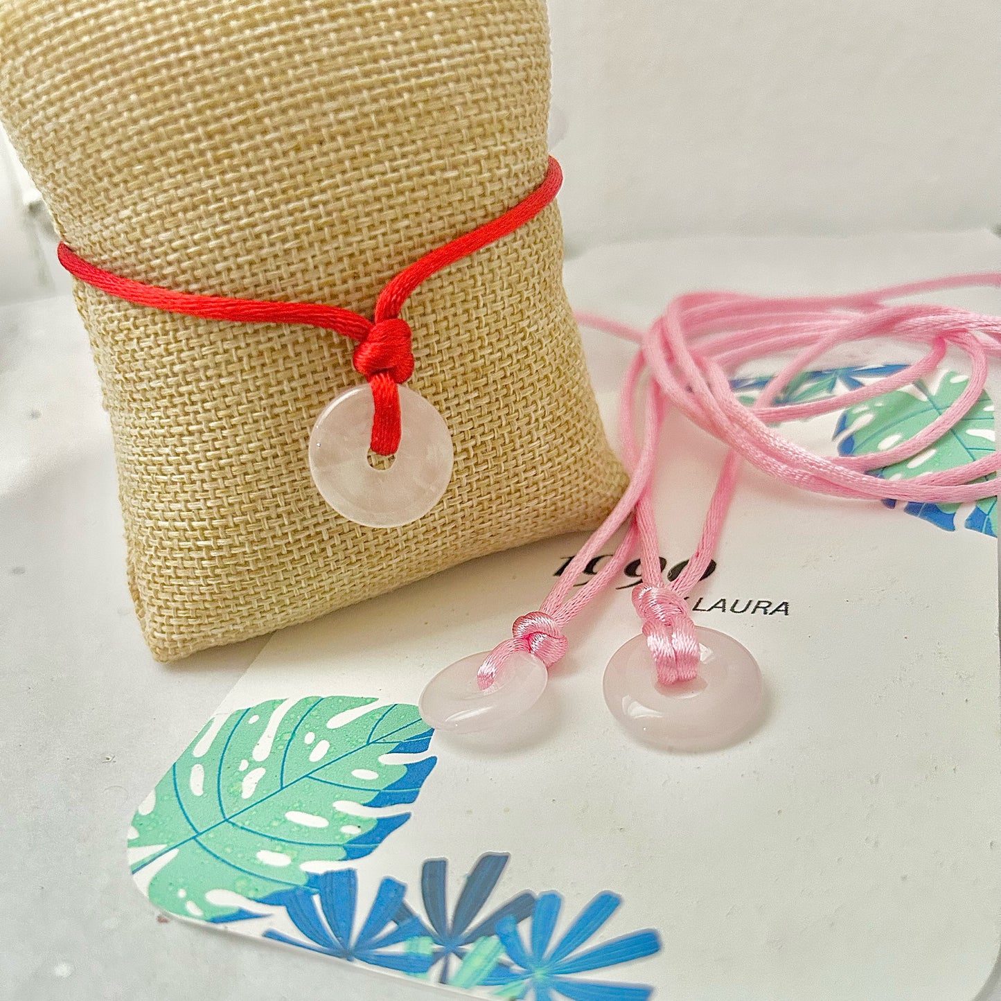 Cuarzo Rosa Hilo